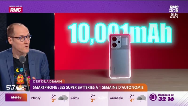 C'est déjà demain - Smartphone : Les super batteries à 1 semaine d'autonomie