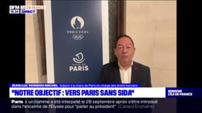  Jean-Luc Romero-Michel, adjoint à la mairie de Paris en charge des droits humains, explique la stratégie d'un "Paris sans sida" d'ici 2030