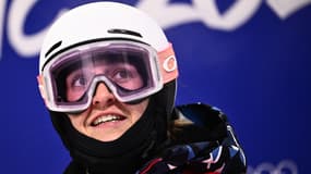 Perrine Laffont lors des Jeux olympiques le 6 février 2022.