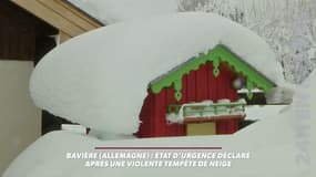 Etat d'urgence en Allemagne après une violente tempête de neige en Bavière