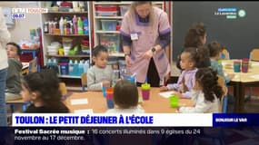 Toulon: le petit déjeuner à l'école