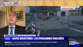 Tempête Aline: "On est très vigilant sur les vallées de la Roya, de la Tinée et de la Vésubie", affirme le préfet des Alpes-Maritimes