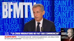 Nicolas Sarkozy: "Si j'ai été battu, c'est parce que madame Le Pen et monsieur Hollande se sont bien trouvés"