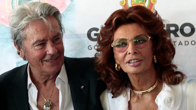 Je prie pour toi Alain Delon adresse un message Sophia Loren aprs sa chute