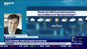 Gilles Moëc (Groupe AXA) : Réunion de la BCE la semaine prochaine, vers un débat sur le Tapering en Europe ? - 02/09