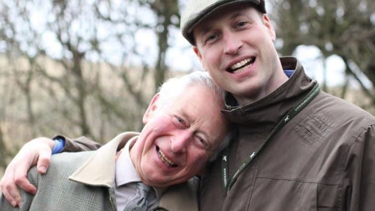 Le prince Charles et le prince William réunis sur une photo Instagram
