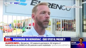 Bergerac: "Les personnes qui ont été les plus touchées étaient plutôt celles qui étaient à l'extérieur car l'explosion a créé des projections", selon le sous-préfet