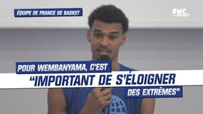 Équipe de France / Basket : Pour Wembanyama, c'est "important de s'éloigner des extrêmes" aux élections législatives