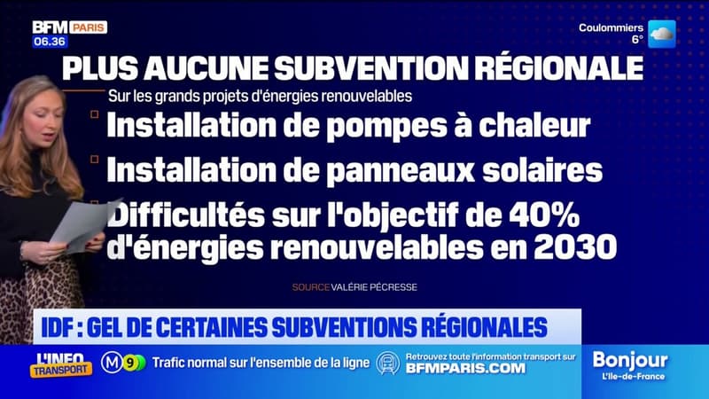 Île-de-France: des économies à réaliser, certaines subventions régionales gelées