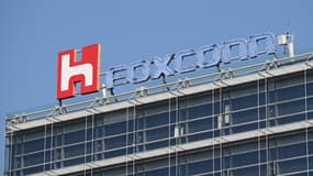 Un bâtiment de Foxconn à Taipei (Taïwan), le 31 janvier 2019. 