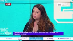 Amende forfaitaire pour vols à l'étalage : "Les policiers ont d'autres choses à faire", déplore Elise Goldfarb