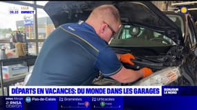 Nord: les clients plus nombreux chez les garagistes avant le départ en vacanes