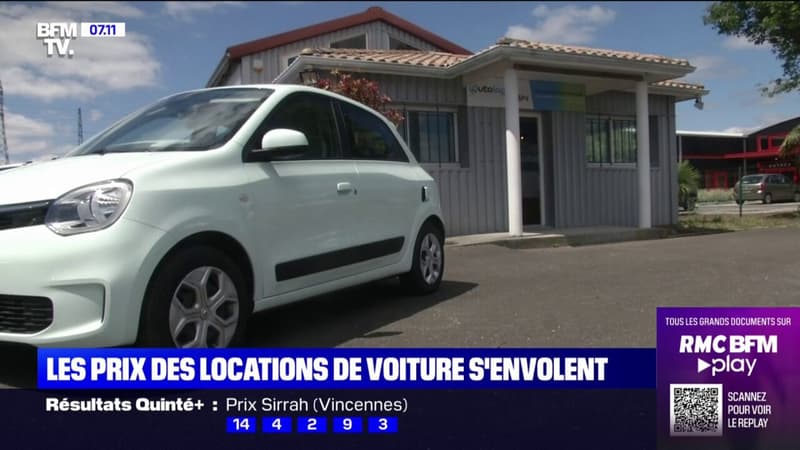 Le prix des locations de voitures s'envolent