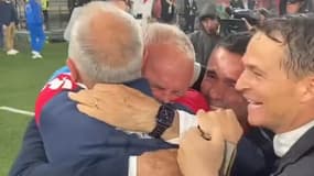 L'émotion de Claudio Ranieri après la promotion de Cagliari en Serie A