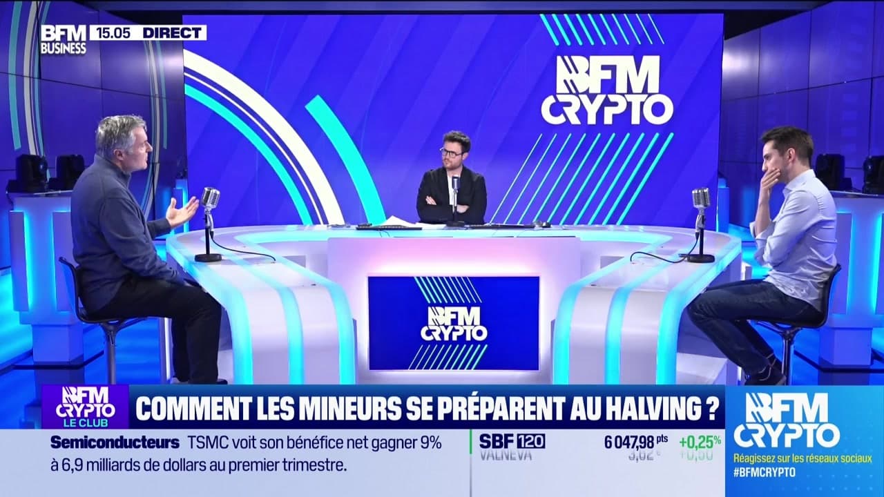 BFM Crypto, le Club : Halving demain, comment les mineurs se préparent ? -  18/04