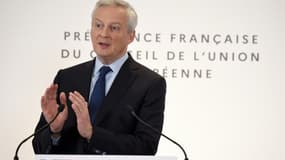 Le ministre de l'Economie Bruno Le Maire, à Paris, le 13 janvier 2022