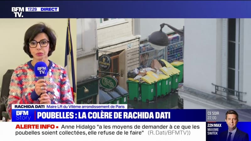 Rachida Dati sur les déchets à Paris: 
