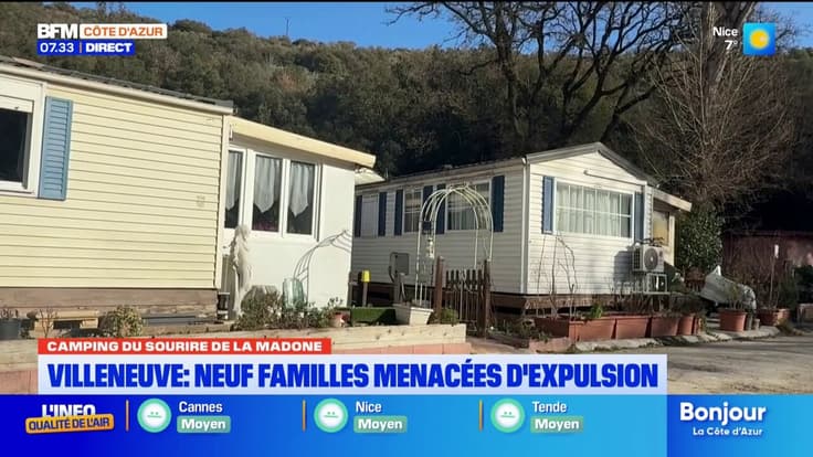 Camping de La Madone à Villeneuve-Loubet : 9 familles menacées d'expulsion
