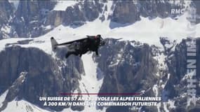 Il survole les Alpes à plus de 300 km/h grâce à une combinaison futuriste
