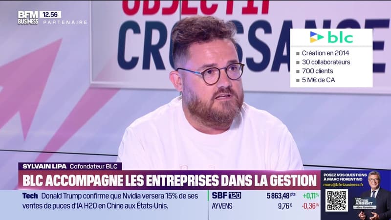 Sylvain Lipa (BLC) : BLC accompagne les entreprise dans la gestion - 12/08