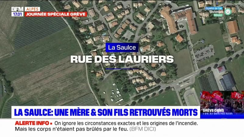 Hautes-Alpes: une mère et son fils retrouvés morts dans l'incendie de leur maison à La Saulce, une enquête ouverte pour assassinat