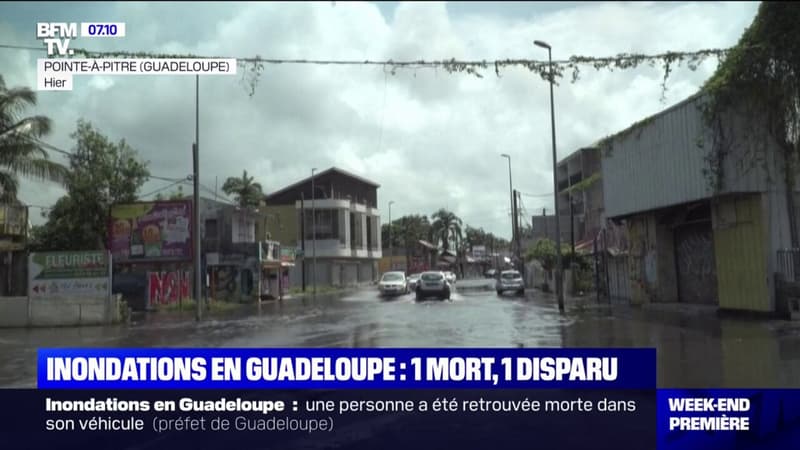 Inondations en Guadeloupe: il est tombé l'équivalent de trois mois de pluie en 12h