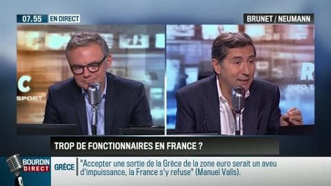 Brunet & Neumann : Y a-t-il trop ou pas assez de fonctionnaires en France ? - 09/07