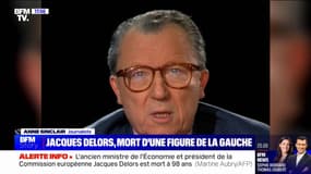 "C'était un homme que j'aimais profondément, que je respectais infiniment", Anne Sinclair réagit à la mort de Jacques Delors 