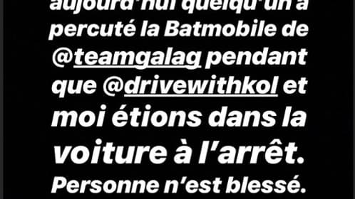 Le message publié par Seb Delanney sur Instagram Le message publié par Seb Delanney sur Instagram