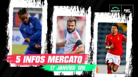 Orban, Tousart, Lingard... Les 5 infos mercato du 17 janvier à la mi-journée