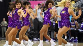 Les pom-pom girls de l'équipe de basket des Los Angeles Lakers, le 13 octobre 2016.