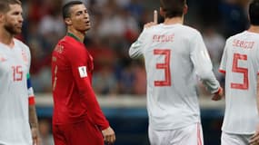 Cristiano Ronaldo et Gerard Piqué