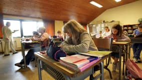 Des enfants dans une école communale en Belgique (photo d'illustration)