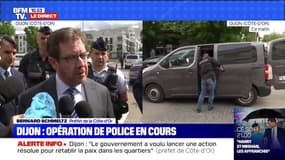 Dijon: une opération de police est en cours pour "permettre la recherche de produits stupéfiants, d'armes et de munitions"