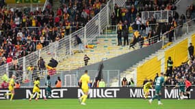 Le parcage du RC Lens à Nantes le 23 février 2025