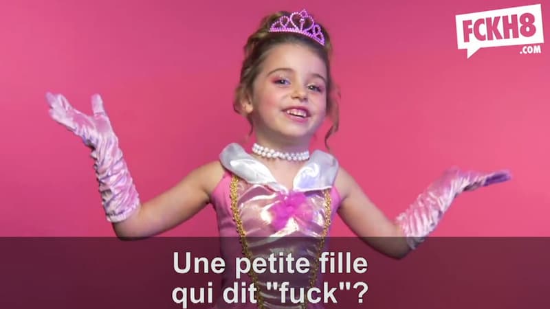 L'une des petites filles de la vidéo contre le sexisme.