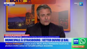 Municipales à Strasbourg: Jean-Philippe Vetter peste contre le manque de "démocratie locale"