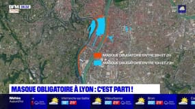 Le masque obligatoire dans certaines zones de Lyon à partir de ce samedi