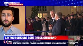 François Bayrou à Matignon: "Le maître du jeu reste le Rassemblement national", pour Bruno Clavet (RN)