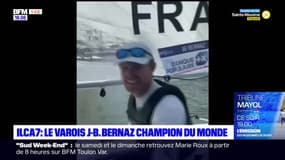 Var: Jean-Baptiste Bernaz sacré champion du monde de voile
