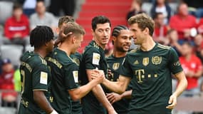 La joie des joueurs du Bayern 