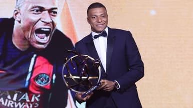 Kylian Mbappé lors des trophées UNFP le 13 mai 2024