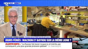 Suppression de deux jours fériés: "Vu l'état d'endettement de la France (...) c'est un effort auquel nous pouvons consentir", affirme Bernard Cohen-Hadad (CPME Paris/IDF)