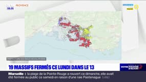 Risque d'incendie:19 massifs fermés dans les Bouches-du-Rhône ce lundi