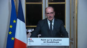 Jean Castex à Matignon le 22 novembre 2021
