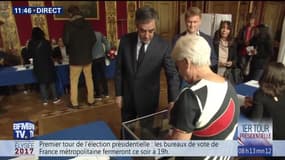 François Fillon a voté à Paris