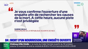 Alpes-de-Haute-Provence: une enquête ouverte après la mort d'un nourrisson