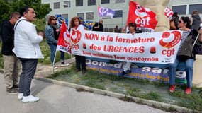L'appel à la manifestation a été lancé par de nombreux syndicats, dont la CGT et le collectif "Urgence Santé Sud 04". 