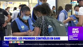 Lyon Part-Dieu: les premiers contrôles en gare