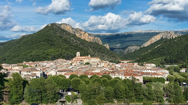 Digne-les-Bains, dans les Alpes